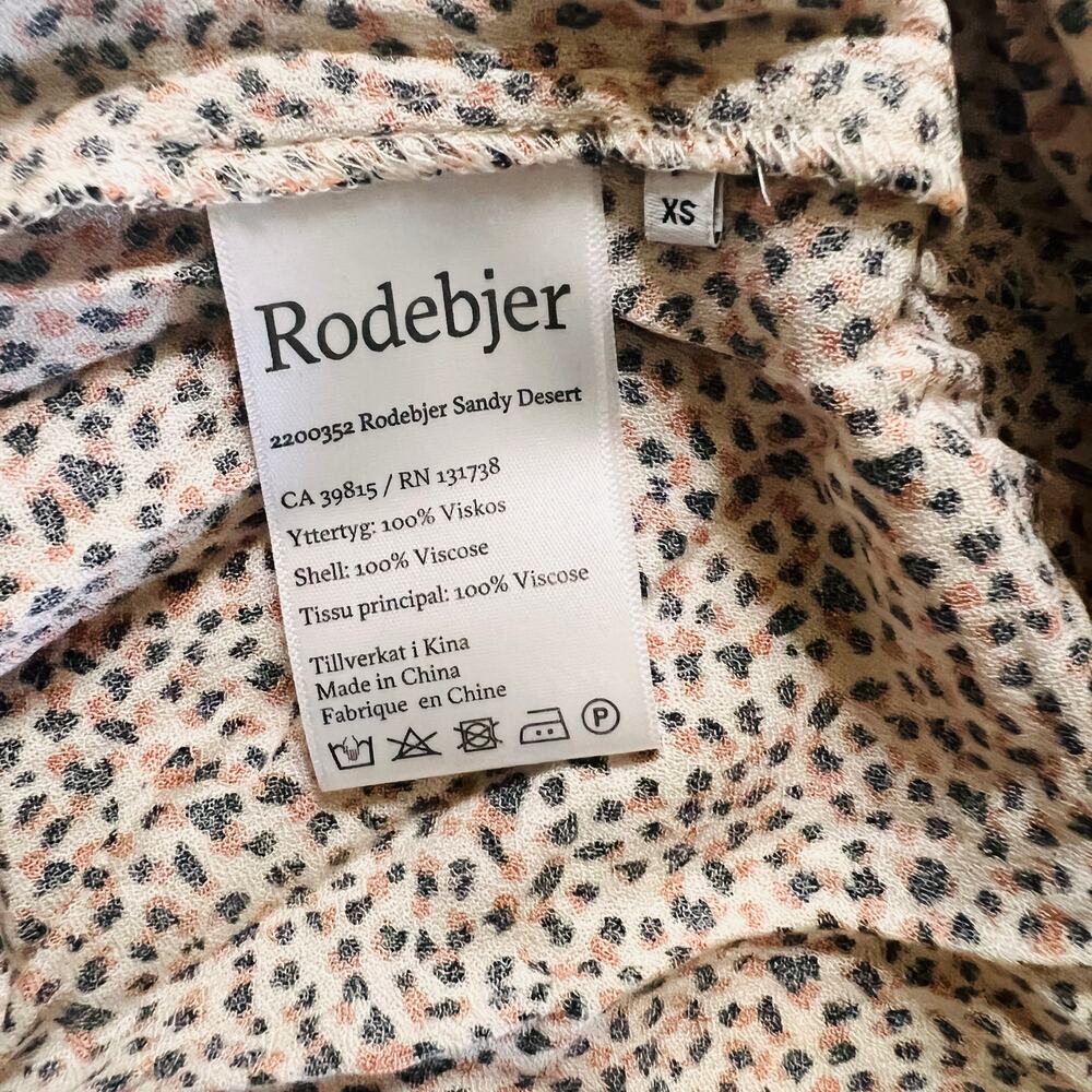 Rodebjer Dress Sandy Dessert Ecru Smocked Long Sleeves Maxi Size XS NEW - Picture 9 of 14